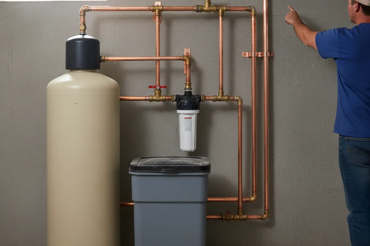 Whole-house water treatment system installed in Atlanta